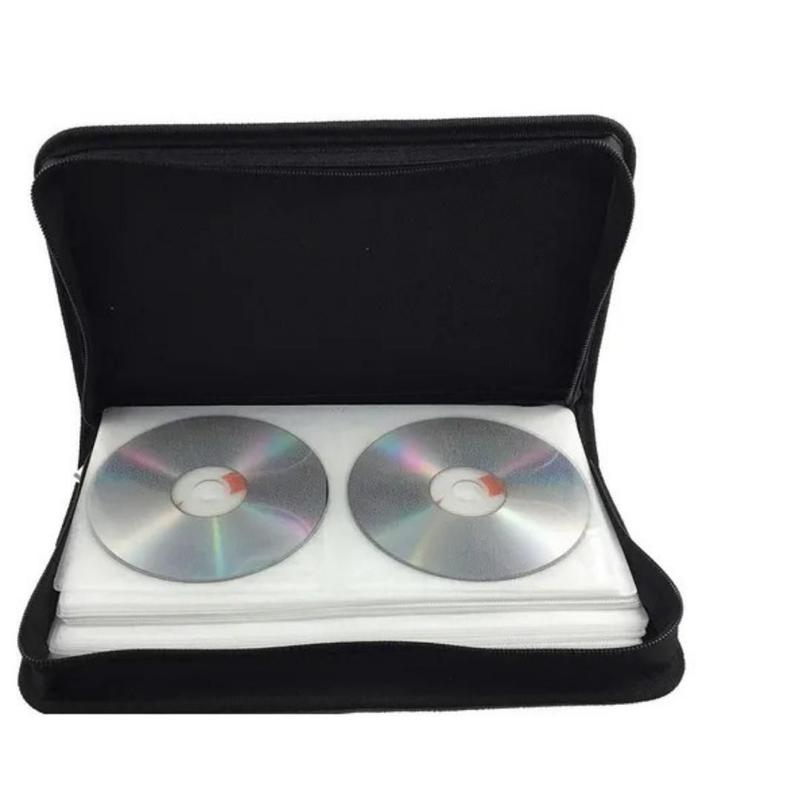Porta Cd E Dvd Para 80 Unidades - Levox - Estojo para CD / DVD